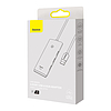 Baseus Lite Series 4 az 1-ben USB - 4x USB 3.0 hub, 25 cm fekete (WKQX030001)