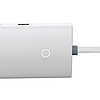 Baseus Lite Series Hub 4in1 USB-C 4x USB 3.0 + USB-C, 2m Fehér (WKQX030502)