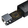 Baseus Lite Series USB-C - RJ45 hálózati adapter, 100Mbps fekete (WKQX000201)