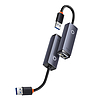 Baseus Lite Series USB-RJ45 hálózati adapter, 1000 Mbps szürke (WKQX000113)