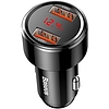Baseus Magic 2x USB QC 3.0 45W autós töltő, fekete (CCMLC20A-01)