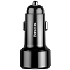 Baseus Magic USB + USB-C QC 4.0 PD 45W autós töltő, fekete (CCMLC20C-01)