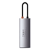 Baseus Metal Gleam Series 5 az 1-ben hub, USB-C - 3x USB 3.0 + HDMI + USB-C PD (CAHUB-CX0G)