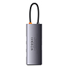 Baseus Metal Gleam Series 6 az 1-ben hub elosztó, USB-C - 3x USB 3.0 + HDMI + USB-C PD + VGA (WKWG030013)