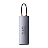 Baseus Metal Gleam Series 9 az 1-ben hub, USB-C - 32x USB 3.0 + 2x HDMI + USB 2.0 + USB-C PD + Ethernet RJ45 + microSD/SD (WKWG060013)