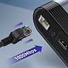 Baseus multifunkcionális HUB 3x USB 3.2 Gen 1 / 2x USB 2.0 / 2x USB Type C / SD és micro SD kártyaolvasó / AUX / 3x HDMI / RJ45 1Gbps tápellátás 100W (EU / CN / UK csatlakozók) szürke (CAHUB-DG0G)