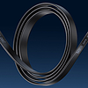Baseus nagysebességű Hatféle RJ45 Gigabites hálózati kábel (lapkábel)2m Fekete