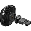 Baseus Natural Wind mágneses autós ventilátor fejtámlához fekete (CXZR-01)