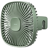Baseus Natural Wind mágneses autós ventilátor fejtámlához (zöld)