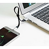 Baseus Nimble lapos kábel USB / USB-C kábel tartóval 2A 0,23M fekete (CATMBJ-01)