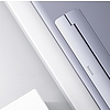 Baseus öntapadó alumínium laptopállvány vékony és vékony ezüst (SUZC-0S)