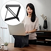 Baseus összecsukható magasan álló laptopállvány 16" állítható magasságú fekete (SUZB-A01)