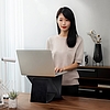 Baseus összecsukható magasan álló laptopállvány 16" állítható magasságú fekete (SUZB-A01)