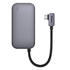 Baseus PadJoy 4 az 1-ben HUB USB-C - USB 3.0 + HDMI + USB-C PD + jack , 3.5 mm, szürke (WKWJ000013)