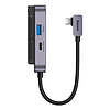 Baseus PadJoy 4 az 1-ben HUB USB-C - USB 3.0 + HDMI + USB-C PD + jack , 3.5 mm, szürke (WKWJ000013)