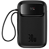 Baseus QPow 2 powerbank, 10000mAh, 30W, 2xUSB-C fekete (P10055008113-00)