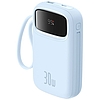 Baseus QPow 2 powerbank, 10000mAh, 30W, 2xUSB-C kék (P10055008313-00)