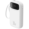 Baseus QPow 2 powerbank, 20000mAh, 30W, 2xUSB-C fehér (P10055009213-00)