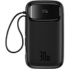 Baseus QPow 2 powerbank, 20000mAh, 30W, 2xUSB-C fekete (P10055009113-00)