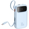 Baseus QPow 2 powerbank, 20000mAh, 30W, 2xUSB-C kék (P10055009313-00)