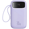 Baseus QPow 2 powerbank, 20000mAh, 30W, 2xUSB-C lila (P10055009513-00)