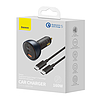 Baseus Qualcomm autós töltő, USB, 2x USB-C, 160W, szürke (TZCCZM-0G)