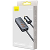 Baseus Share Together autós töltő hosszabbító kábellel, 2x USB, 2x USB-C, 120W, szürke (CCBT-A0G)