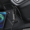 Baseus Share Together Gyors autós töltő szivargyújtó aljzattal, USB + USB-C, 120 W, szürke (CCBT-C0G)