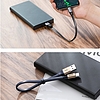 Baseus Simple lapos kábel USB / USB Type C SuperCharge 5A 40W Quick Charge 3.0 QC 3.0 23cm szürke (CATMBJ-BG1)