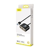 Baseus Square Round 4 az 1-ben USB 3.0 HUB - 1x USB 3.0 + 3x USB 2.0, 1 m, fekete (CAHUB-AY01)