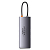 Baseus StarJoy 6 az 1-ben Hub, USB-C - 3x USB 3.0 + HDMI + USB-C PD + RJ45 (WKWG080013)