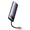 Baseus StarJoy 6 az 1-ben Hub, USB-C - 3x USB 3.0 + HDMI + USB-C PD + RJ45 (WKWG080013)