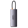 Baseus StarJoy 8 az 1-ben Hub, USB-C - 3x USB 3.1 + HDMI + USB-C PD + RJ45 + micro SD/SD (WKWG080213)