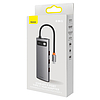 Baseus StarJoy 8 az 1-ben Hub, USB-C - 3x USB 3.1 + HDMI + USB-C PD + RJ45 + micro SD/SD (WKWG080213)