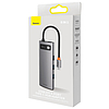 Baseus StarJoy Metal Glam 8 az 1-ben Hub, USB-C - HDMI, 3 x USB 3.0, USB-C PD, RJ45, SD/TF (WKWG080113)