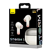 Baseus Storm 1 TWS fülhallgató, ANC, fehér (NGTW140202)