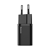 Baseus Super Si 1C 25W gyorstöltő adapter 1 m-es USB-C-USB-C kábellel, fekete (TZCCSUP-L01)
