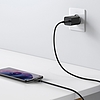 Baseus Super Si 1C 25W gyorstöltő adapter 1 m-es USB-C-USB-C kábellel, fekete (TZCCSUP-L01)