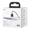 Baseus Super Si gyorstöltő 1C 20W adapter1 m-es USB-C-Lightning kábellel, fekete (TZCCSUP-B01)