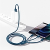 Baseus Superior Series 3 az 1-ben USB-kábel, USB-Micro USB / USB-C / Lightning, 3,5 A, 1,2 m, kék (CAMLTYS-03)