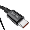 Baseus Superior sorozatú USB-C-USB-C kábel, 100 W, 1 m, fekete (CATYS-B01)