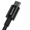 Baseus Superior sorozatú USB-C-USB-C kábel, 100 W, 1 m, fekete (CATYS-B01)