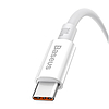 Baseus Superior sorozatú USB USB-C kábel, 100 W, PD, 2 m, fehér (CAYS001402)