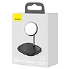 Baseus Swan MagSafe mágneses állvány indukciós töltővel iPhone 12-höz, fekete (WXSW-01)