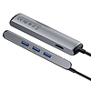 Baseus USB-C HUB 6 az 1-ben adapter 3x USB 3.0 + HDMI + RJ45 + USB-C PD (CAHUB-J0G)