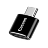 Baseus USB-USB Type-C 2.4A adapter, fekete (CATOTG-01)