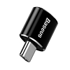 Baseus USB-USB Type-C 2.4A adapter, fekete (CATOTG-01)