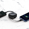 Baseus Zinc 3 az 1-ben USB mágneses kábel USB-C / Lightning / Micro 20 W, 1 m, fekete (CAMLC-01)