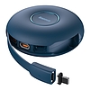 Baseus Zinc 3 az 1-ben USB mágneses kábel USB-C / Lightning / Micro 20 W, 1 m, kék (CAMLC-03)