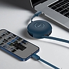 Baseus Zinc 3 az 1-ben USB mágneses kábel USB-C / Lightning / Micro 20 W, 1 m, kék (CAMLC-03)